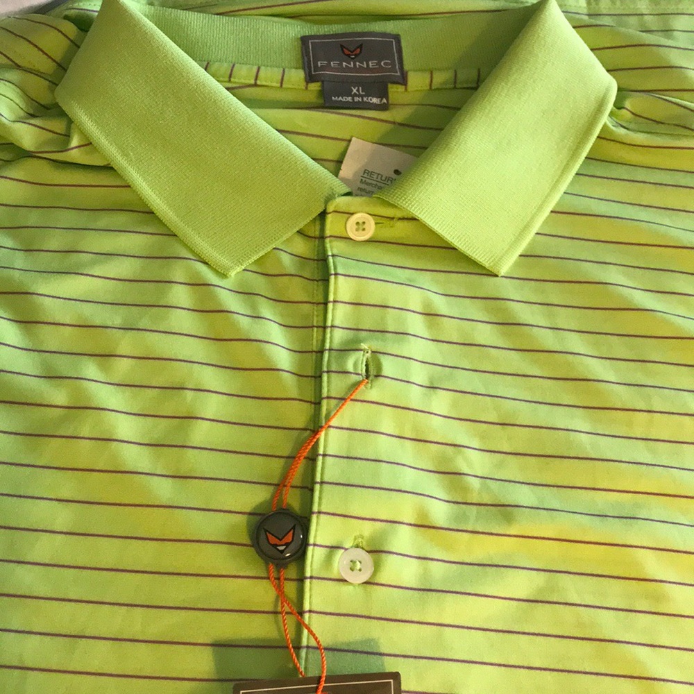 Fennec Golfwear Polo Shirt NWT Size M Green